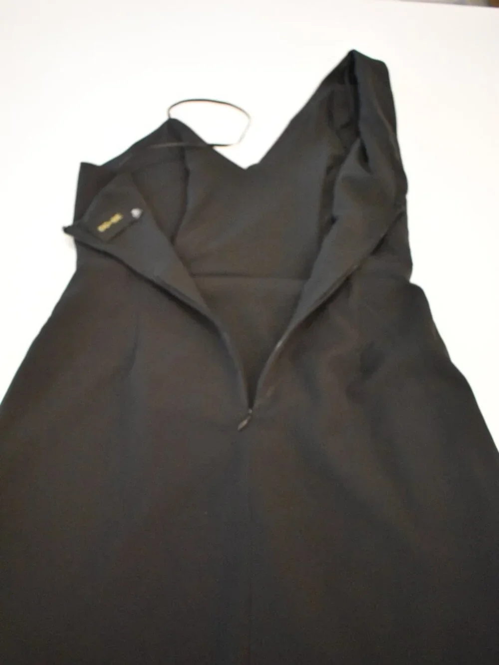 DO+BE Women's Black One Shoulder Cocktail Dress Size Medium Asymmetrical Mini - Picture 4 of 6